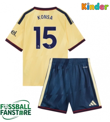 Arsenal Ezri Konsa #15 Replik 3rd trikot Kinder 2026-27 Kurzarm (+ Kurze Hosen)